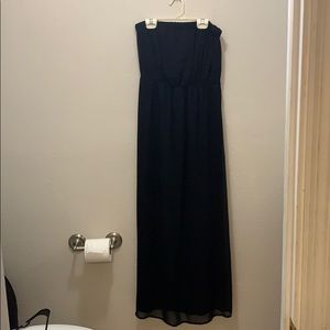 Black maxi dress